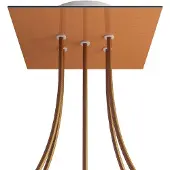 Creative Cables Kroq205f108 Rose-one Kvadratisk Sateng Kobberrosa Sett
