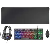 Mars Gaming Mcp-rgb3 Spillsett Mus Tastatur Hodesett Musematte