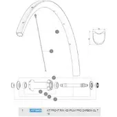 Mavic Ksyrium Pro Carbon Sl Tubular 19 Framfelg