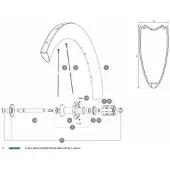 Mavic Aero Cxr 60 C/t Rear Right Eike 10 Enheter