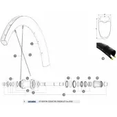 Mavic Cosmic Pro Carbon Ust Disc Rear Felg