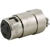 Hubbell Messing Hbl363crc Nikkelbelagt Hunnplugg 63a 230v