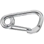PLASTIMO Rustfritt Stål Asymmetrisk Karabinkrok