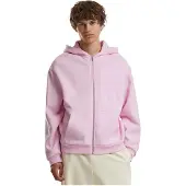 Build Your Brand Fluffy Genser Med Hel Glidelås