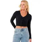 Rip Curl Sunset Luau Texture Langermet T-skjorte svart