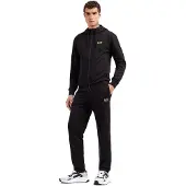 Emporio Armani for man. 8NPV62_PJVRZ Tracksuit Core Identity black (XS), Casual, Sport, Cotton, Multisport, Long sleeve