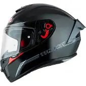 Nzi Trendy 3 Stream Solid Nouveau Fullface-hjelm