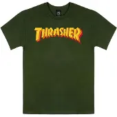Thrasher Stacked Kortarmet T-skjorte