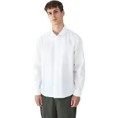 Balmohk Oversize Solid Retiro Skjorte Med Lange Ermer