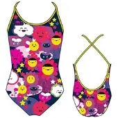 Turbo Happy Flowers Tynn Stropp Badedrakt