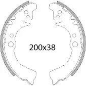 RMS Beauty Piaggio Porter 1.0 225120620 Bremseklosser