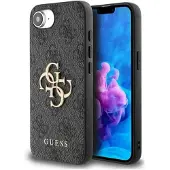 GUESS Pu 4g Metal Logo Iphone 16e Telefondeksel