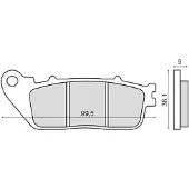 RMS Beauty Honda Vfr 1200f 225103053 Sintrede Bremseklosser