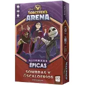 Asmodee Disney Sorcerer Arena Skygger Og Gys Utvidelse Anbefalt Brettspill Spansk Versjon