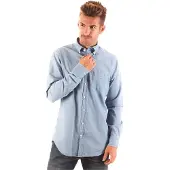 Gant Indigo Skjorte Med Lange Ermer