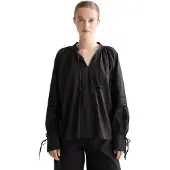 Scotch & Soda Lace And Ties Langermet Bluse