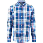 Fynch&Hatton Oxford Check Mix Skjorte Med Lange Ermer