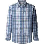 Pepe Jeans for man. PM309070 Crisler blue shirt (XL), Casual, Cotton, Long sleeve