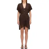 Sundek Lurex Kaftan With Strap Kort Ermet Kort Kjole