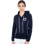 Equestro Interlock Genser Med Hel Glidelås