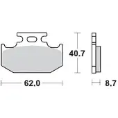 Moto-Master Kawasaki/suzuki/yamaha 092211 Sintrede Bremseklosser