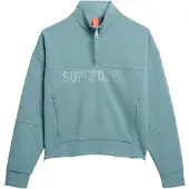 Superdry Active Tech Logo Relaxed Halv Glidelås Genser