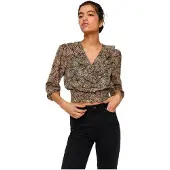 Vero Moda Pen Crop Langermet Bluse