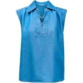 Salsa Jeans 21009425 Ermeløs Bluse