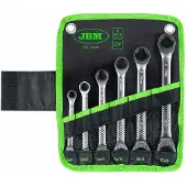 JBM 8-19 Mm Skralle Ringnøkkelsett 6 Stykker