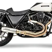 Bassani Xhaust 2in1 Super Bike Harley Davidson Super Glide Ikke-godkjent Lyddemper