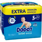 Dodot Størrelse 3 Ekstra Trinn Bleier 66 Enheter