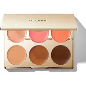 ICONIC LONDON Multi-Use Cream Blush, Bronze and Highlight Palette