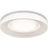 Paulmann Innfelt armatur LUENA GU10 maks. 35W IP65 230V hvitt glass / metall