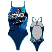 Turbo Save The Whale Tynn Stropp Badedrakt