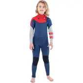 Hurley Advant 4/3 Mm Junior Våtdrakt Med Glidelås I Brystet Og Lange Ermer
