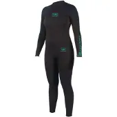 Ocean & Earth Surf School 3 Mm Dame Våtdrakt I Neopren Med Lange Ermer Og Glidelås På Ryggen