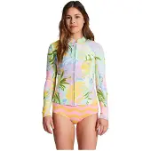 Billabong Peeky 1 Mm Langermet Termisk T-skjorte Med Hel Glidelås