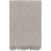 Hoie Ullpledd - 100 % ren ny ull - ullpledd - Falketind beige - 120x180 cm