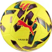 Puma Orbita LaLiga 1 Football, Accessories, Yellow/Multicolor, 5