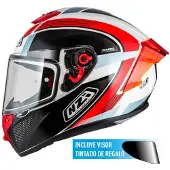 Nzi Trendy 3 Stream Rapid Clear+tinted Visor Fullface-hjelm