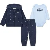 Lacoste Kids Print Fleece Langarmet Sett