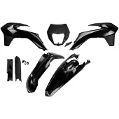 Ufo Ktm Exc 125 2014-2015 With Headlight Plastsett