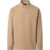Hackett for man. HM5500022 Slim Fit Polo shirt beige (M), Casual, Cotton, Long sleeve