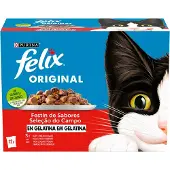 Purina Felix Original Sea Feast 12x85g Kattemat 6 Enheter