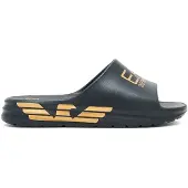 Emporio Armani for man. 7X000356_AF18618 Flip-flops Crusher Distance black (39), Flat, None, Beachwear