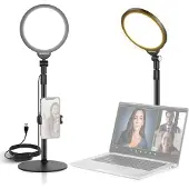 Neewer R06 18 cm rund LED-telefon selfie-sett