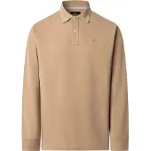 Hackett for man. HM5500022 Slim Fit Polo shirt beige (XXL), Casual, Cotton, Long sleeve