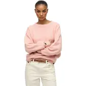 Superdry for woman. W6110650A Loose Sweater pink (XXS), Casual, Acrylic