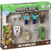 PMI Minecraft 3d Erasers Figur 8 Vera-enheter