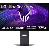 LG UltraGear 32GX850A-B - GX850A Series - OLED-skjerm - gaming - 32 (31.5 synlig) - 3840 x 2160 4K UHD (2160p) @ 165 Hz - 1300 cd/m² - 1500000:1 - DisplayHDR 400 True Black - 0.03 ms - 2xHDMI, Displa